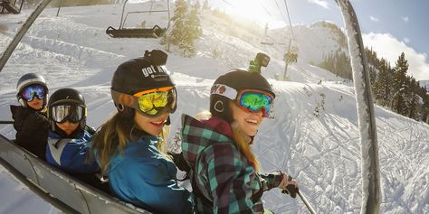 Equip your kids and get them riding a snowboard in warm, dry comfort with this handy advice. Skiing Video, Gopro Video, Helmet Camera, Gopro Mount, Ski Helmet, Gopro Camera, Building For Kids, Camera Gear, Slr Camera