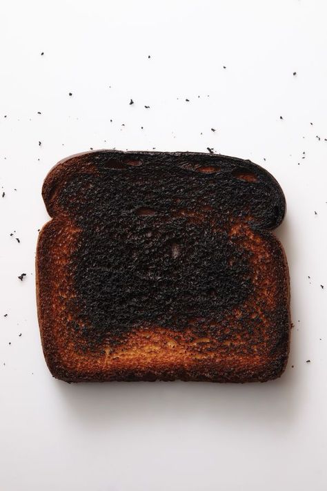 Burnt Toast, Lincoln, Toast, Bread, Black