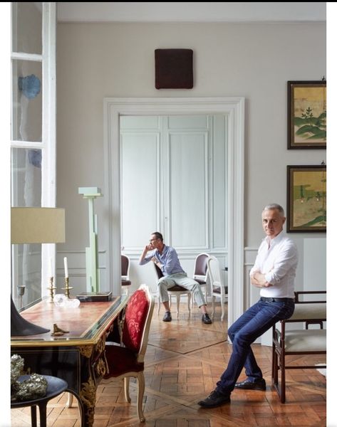 St Louis Apartment, Houston Apartment, Herve Van Der Straeten, Aluminum Coffee Table, Art Studio Space, Van Der Straeten, Apartment In Paris, London House, Paris Apartments