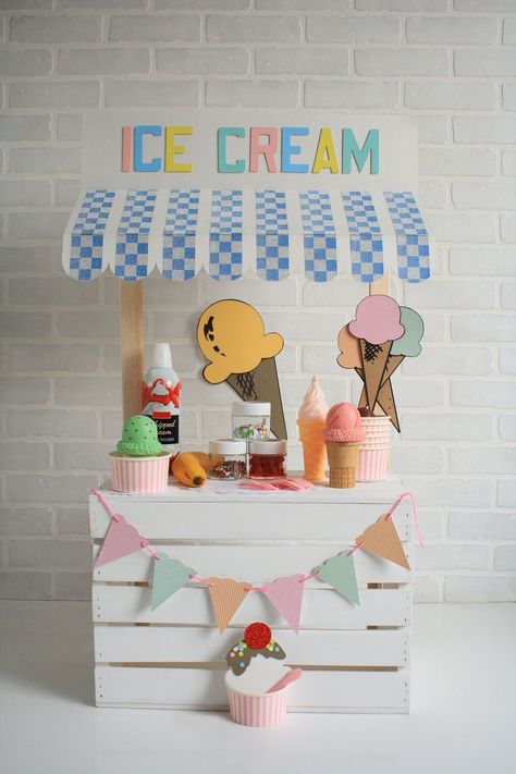 Идея Ice Cream Birthday Party Theme, Ice Cream Stand, Idee Babyshower, Ice Cream Birthday Party, Ice Cream Theme, Ice Cream Social, Ice Cream Birthday, Chocolate Strawberry, Ice Cream Party