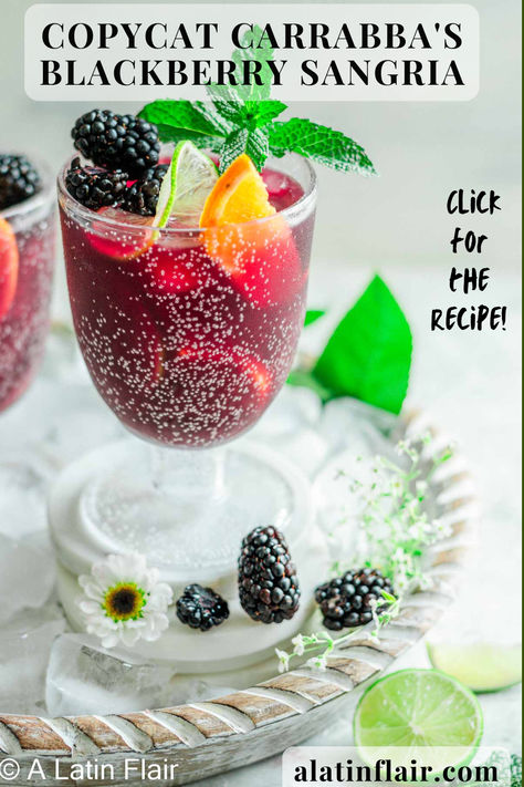 Craving CARRABBA'S BLACKBERRY SANGRIA? 🍷 This Copycat Carrabba's Blackberry Sangria recipe brings the restaurant’s refreshing and fruity cocktail right to your home! Recreated with simple ingredients. 🍽️CLICK FOR THE RECIPE! 🍽️ Carrabba's Blackberry Sangria Recipe, Blackberry Sangria Recipe, Blackberry Sangria, Blackberry Cocktail, Red Sangria Recipes, Vegan Cocktails, Berry Sangria, Chicory Recipe, Smoothies Healthy