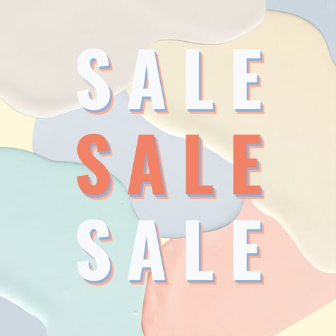 Fashion sale banner template pastel psd | premium image by rawpixel.com / sasi Sale Sale Sale Poster, On Sale Poster, Sale Poster Design, Template Pastel, Poster Sale, Fashion Sale Banner, Logo Online Shop, Imagenes Mary Kay, Sale Template