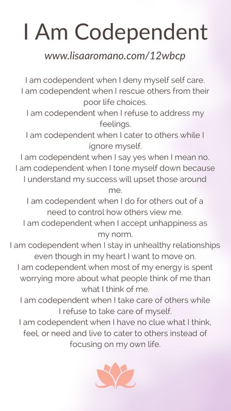 Codependency Recovery, Mental And Emotional Health, Self Care Activities, Self Healing, Coping Skills, Emotional Healing, Health Awareness, Mental Health Awareness, Self Improvement Tips