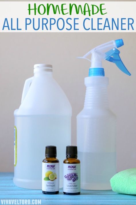 If you want to cut back the harsh chemicals in your home, this homemade all-purpose cleaner recipe should be one of the first things you make! This is one of the best homemade cleaning products I've ever made thanks to vinegar and essential oils. #ad  #cleaning #clean #homemade #essentialoils #NOWwellness Swiffer Mop, Homemade All Purpose Cleaner, Diy Cleaning Spray, Natural Cleaners Diy, Diy All Purpose Cleaner, Vinegar Cleaner, Homemade Cleaning Supplies, Homemade Ideas, Homemade Cleaners