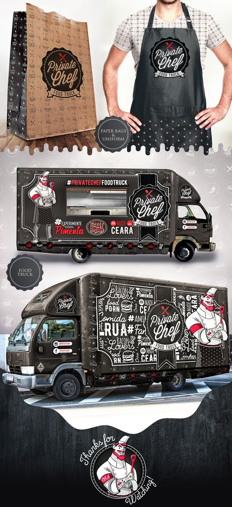 Private Chef Food Truck on Behance Food Gifts For Men, Kombi Food Truck, Diy Food Storage, Foodtrucks Ideas, Christmas Diy Food, Food Storage Shelves, Truck Diy, Diy Food Gifts, Food Truck Business