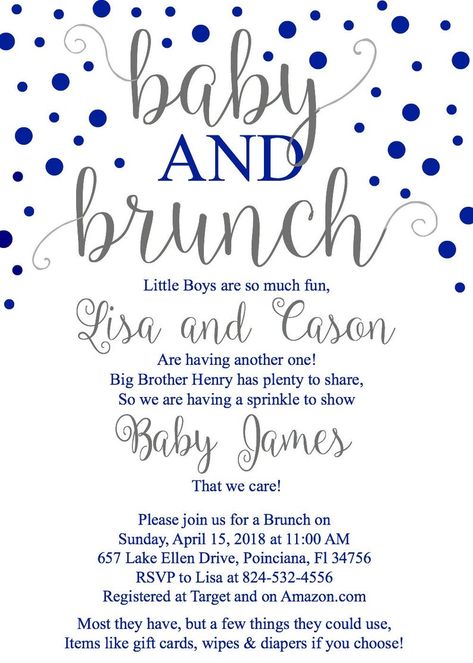 Sprinkle Brunch Ideas, 2nd Child Baby Shower Ideas, Baby Boy Shower Invitation Ideas, Baby Boy Sprinkle Invitations, Baby Sprinkle For Boy, Spring Baby Sprinkle Ideas, Baby Sprinkle Brunch Ideas, Boy Baby Sprinkle Ideas