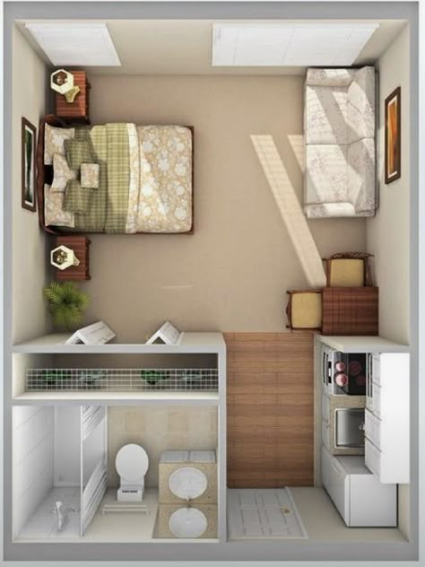 Kost Room Ideas Korea, 325 Sq Ft Studio Apartment, 1 Rk Plan Layout, Small Apartment Blueprint, 500 Sqft Apartment Layout, 1 Rk Room Interior, 1rk Room Decor, Mini Studio Ideas, One Bedroom House Design