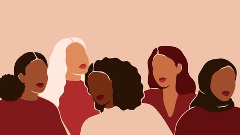 25 November Woman, Women Empowerment Poster Design, Woman Empowerment Illustration, Women Empowerment Illustration, Women's Rights Graphic Design, Linkedin Header, Women Diversity Illustration, Women Empowerment Graphics, Women's Day Cards