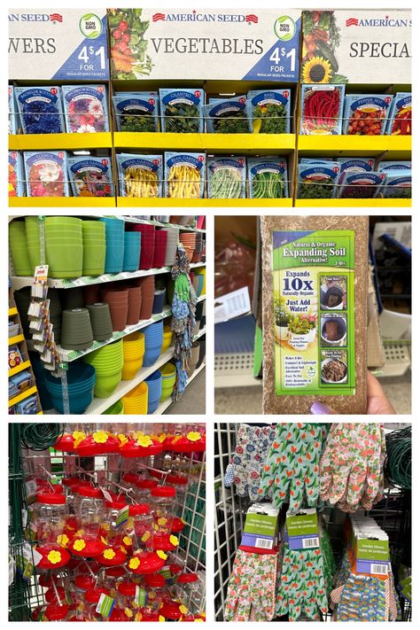 Dollar Tree Garden Supplies You Need For Your Yard ASAP Dollar Tree Garden Hacks, Dollar Tree Gardening, Dollar Tree Garden Ideas, Dollar Tree Garden, Dollar Tree Baskets, Bean Garden, Tree Garden, Pots And Planters, Dollar Store Hacks