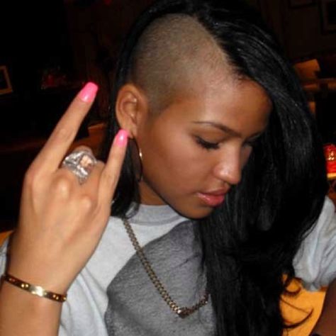 Cassie Cassie V, Danity Kane, Half Shaved Head, Cassie Ventura, High Fashion Hair, Shave Her Head, Half Shaved, This Is Your Life, Shaved Head