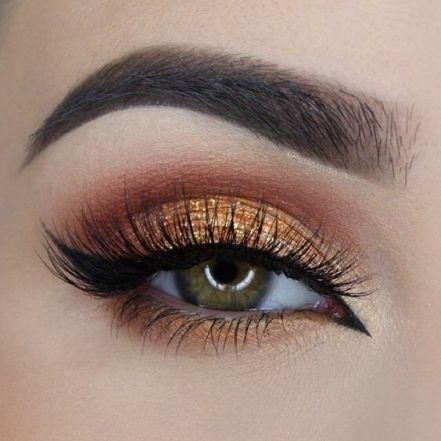 Thanksgiving Makeup Looks, Winged Liner Makeup, Thanksgiving Makeup, Trendy Eyeshadow, Fall Makeup Looks, Cool Makeup Looks, Makeup For Teens, Makeup Tutorial For Beginners, Make Up Looks