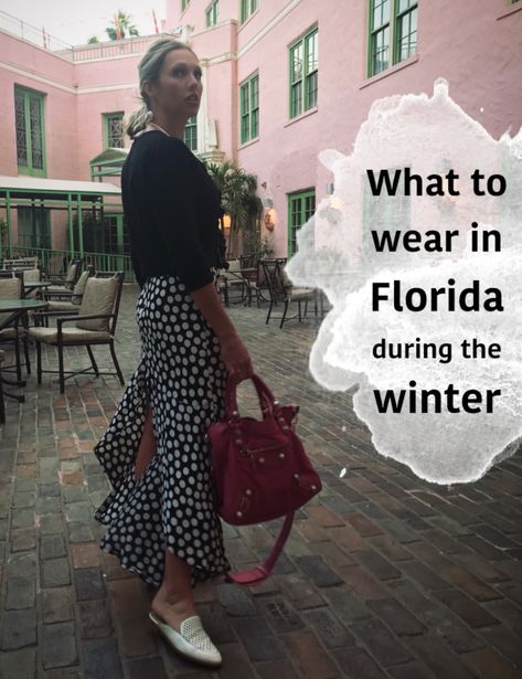 what to wear in florida during the winter - fall/winter shopping guide - Includes Mules, jackets, sweaters, and lightweight scarves. Get your Florida style guide for November, December, January, February and March here! What To Wear In Florida, Florida Winter Outfits, Best Black Jeans, Best School Outfits, Florida Packing, December Background, Winter In Florida, Florida Winter, Florida Images