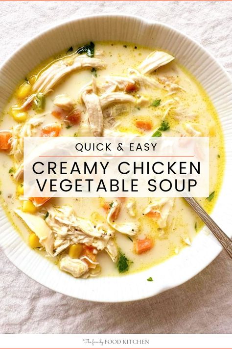 Soup With Chicken And Veggies, Chicken Soup Rotisserie Homemade, Chicken Soup Leftover Chicken, Soups Made With Chicken Breast, Nourishing Chicken Soup, Soup With Leftover Rotisserie Chicken, Leftover Chicken Soup Recipes Easy, Chicken Soup Recipes With Rotisserie, Chicken Soup Made With Rotisserie Chicken