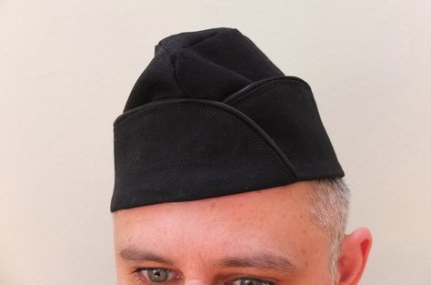 GARRISON CAP FREE PATTERN Military Hat Pattern, Ww2 Fashion, Pattern Free Sewing, Millinery Diy, Garrison Cap, Stitch Witchery, My Last Day, Stylish Caps, Cap Patterns