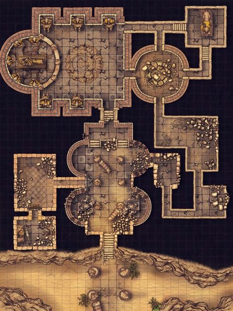 Dnd Desert Map, D&d Dungeon Map, D&d Maps, Dnd Dungeon Maps, Battle Maps Dnd, Dnd Battle Maps, Dungeon Map, Desert Map, Dnd Dungeon