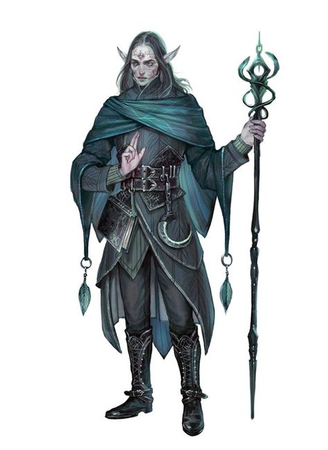 Elf Dnd Character, Druid Outfit, Rpg Wallpaper, Dnd Elves, Male Elf, Elf Druid, Character Design Cartoon, Male Character, Dungeons And Dragons Characters