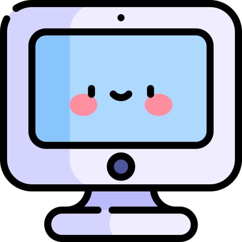 Cute Icon Stickers, Computer Icon Png, Pc Icon, Kawaii Computer, Computer Png, Windows Icons, Cute Computer, Pc Image, Office Icon