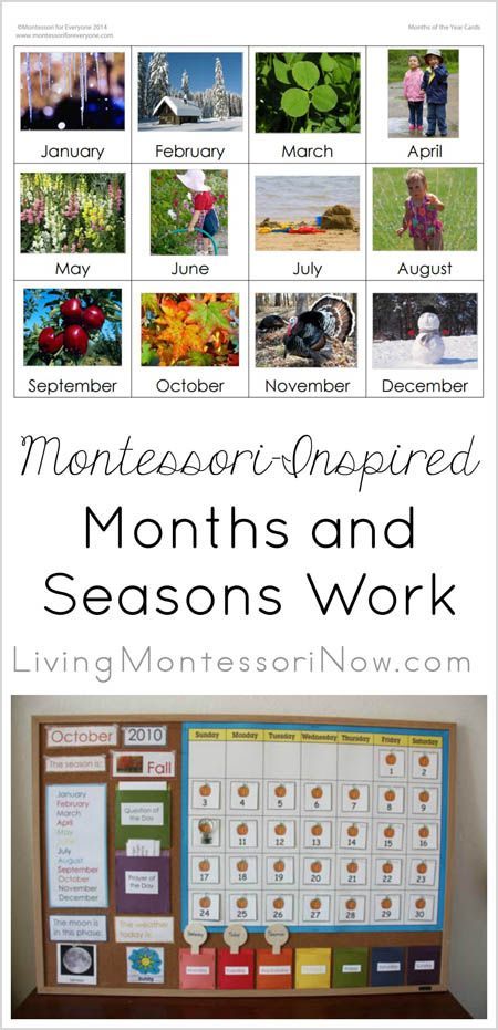 Simple Magnetic or Velcro Calendar Activity Using Free Printables {Montessori Monday} - http://LivingMontessoriNow.com Montessori Calendar Ideas, Months And Seasons, Montessori Calendar, Montessori Work, Montessori Elementary, Calendar Activities, Montessori Homeschool, Seasons Activities, Montessori Preschool