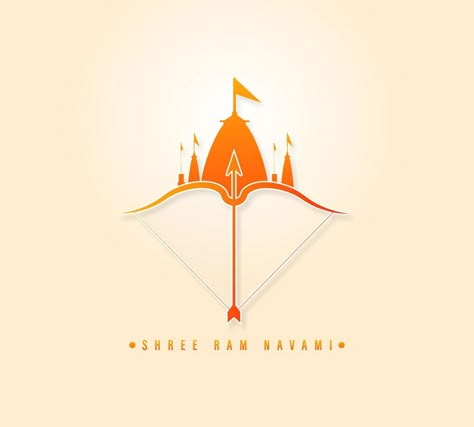 Shree Ram Navami, vector illustration Jai Shri Ram Rangoli, Ram Mandir Illustration, Ram Dhanush Rangoli, Rangoli Designs For Ram Mandir, Jai Shree Ram Rangoli Design, Jai Shree Ram Rangoli, Ram Mandir Drawing Sketch, Ram Mandir Sketch, Jay Shree Ram Rangoli