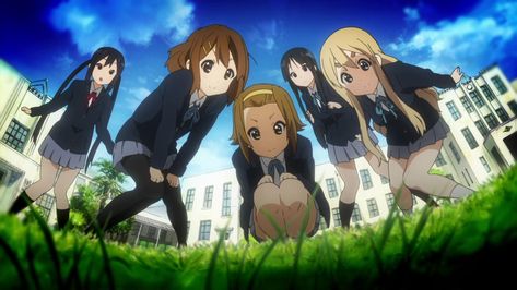 K On Header, K-on Icons, Hello Kitty Crochet, Good Anime Series, Wallpapers Phone, Kyoto Animation, K On, Anime Screenshots, Desktop Wallpapers