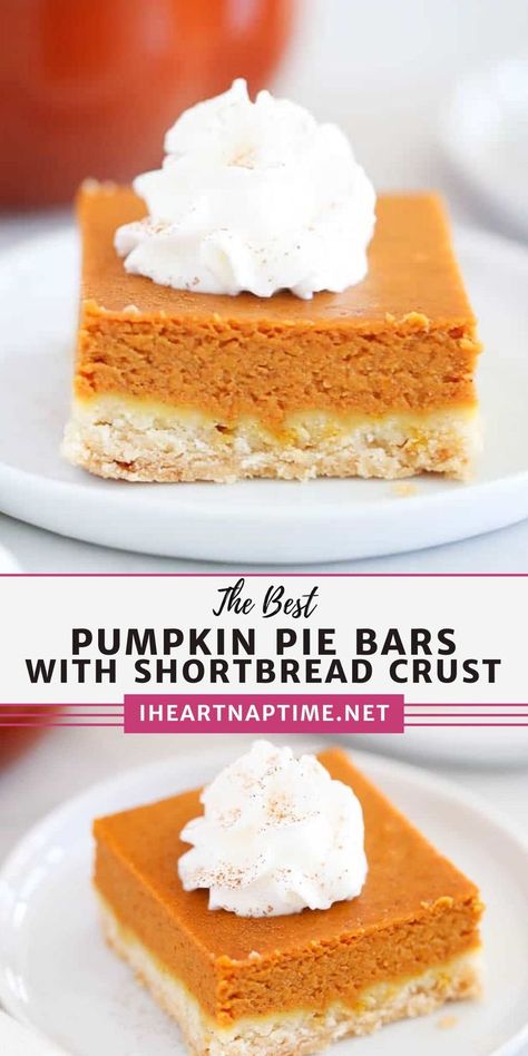 Pumpkin Pie Shortbread Crust, Pillsbury Pumpkin Pie Bars, Gf Pumpkin Pie Bars, Pumpkin Dessert With Pumpkin Pie Filling, Festal Pumpkin Bars, Pumpkin Squares With Shortbread Crust, Pumpkin Pie Squares Easy, Pumpkin Pie Dream Bars, Shortbread Crust Pumpkin Pie