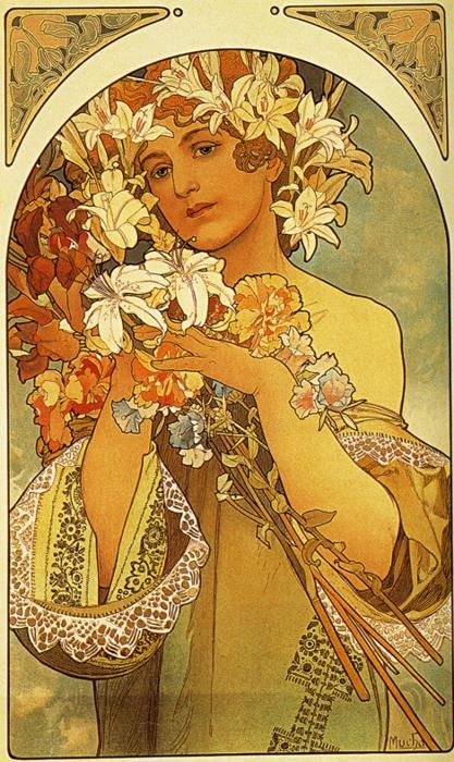 de Art Nouveau Apartment, Green Forest Aesthetic, Leyendecker Art, Alfonse Mucha, Art Nouveau Inspiration, Painting Jobs, Art Nuevo, Alfons Maria Mucha, Art Nouveau Mucha