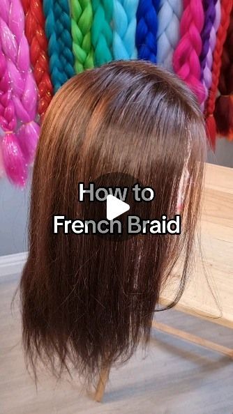 How To Do Braids For Beginners, French Braids Medium Hair, Types Of French Braids, How To French Braid Easy, How Do I Braid My Own Hair, How To French Braid Step By Step Videos, How To French Braid Your Own Hair For Beginners Tutorials, How To Start A French Braid, How To French Braid Someone Elses Hair