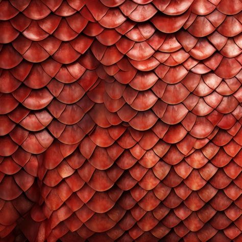 Texture of Red Fish Scales / fish / red / texture / generative ai / seamless / dragon / Red Scales Dragon, Red Dragon Scales Aesthetic, Dragon Scale Texture, Red Scales Aesthetic, Scales Aesthetic, Red Dragon Aesthetic, Dragon Texture, Fish Texture, Red Scales