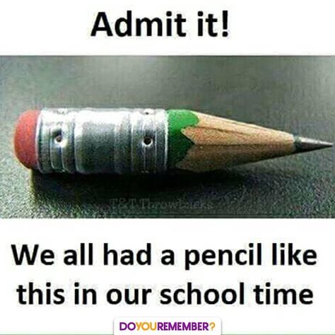 Student Humor, Back In My Day, Childhood Memories 70s, Childhood Days, Joke Of The Day, The Pencil, Vintage Memory, Pencil Sharpener, School Time