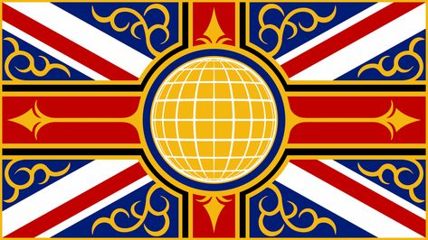 British Empire Flag, Fictional Flags, Fantasy Flags, Space Map, Alternative History, Like Symbol, Historical Flags, Unique Flags, Black Sails