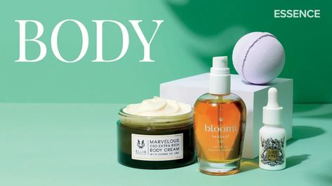 Best in Black Beauty Awards: Body - Essence Best Body Products, Glossier Body Hero, Body Essence, Body Hero, Tender Loving Care, Frank Body, Aromatherapy Associates, Milk Cleanser, Shower Oil