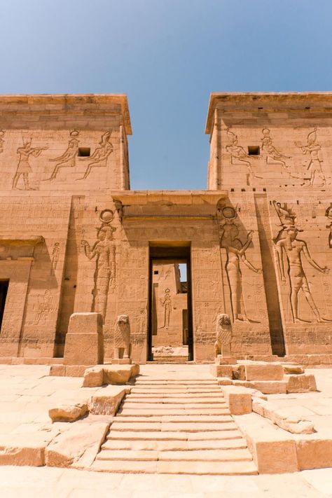 Philae Temple - Visiting The Striking Temple of Isis in Aswan Luxor Temple, Philae Temple, Egypt Itinerary, Aswan Egypt, Nile River Cruise, Egyptian Temple, Valley Of The Kings, Pyramids Of Giza, Egypt Travel