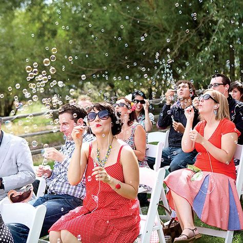 Whimsical Outdoor Wedding, Reception Exit, Carnival Wedding Theme, Wedding In Montana, Wedding Toss, Carnival Wedding, Wedding Send Off, Wedding Bubbles, Wedding Exits