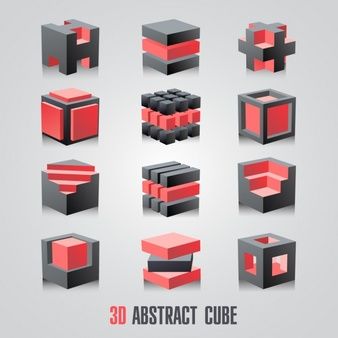 Cube Car, Cubes Architecture, 3d Geometric Shapes, Digital Sculpture, Platonic Solid, 3d Cube, Business Banner, Cube Design, Free Business Cards