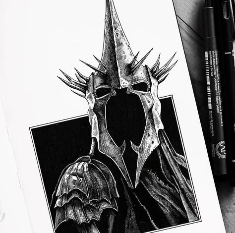 Tattoo Norse Mythology, Helm Tattoo, Lotr Characters, Hai Tattoo, Pokemon Tattoos, Pokemon World, Norse Mythology Tattoo, Witch King Of Angmar, Lotr Tattoo