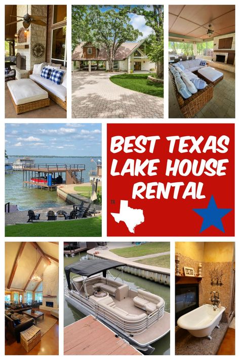 Texas Travel Weekend Getaways, Lake House Rentals, Texas Lakes, Lake Retreat, National Parks America, Texas Vacations, Lake Vacation, Texas City, Lake Beach