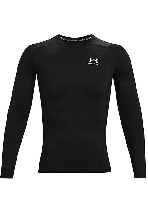 - 84% Polyester, 16% Elastane
- Imported
- Super-light HeatGear fabric delivers superior coverage without weighing you down
- Mesh underarm & back panels for strategic ventilation
- Material wicks sweat & dries really fast
- Ergonomic design keeps seams off high abrasion areas & increases durability
- Compression: Ultra-tight, second-skin fit.
- UPF 30 protects your skin from the sun's harmful rays Best Special Forces, Under Armour Store, Compression Shirt Men, Under Armour Apparel, Push Your Limits, Mens Wear, Compression Shirt, Under Armour Shirts, Under Armour Men