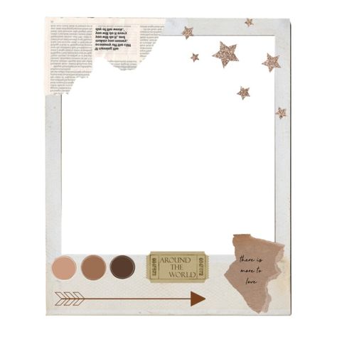 Brown Polaroid, Scrapbook Pubmat, Marcos Aesthetic, Marco Polaroid, Polaroid Template, Emoji Backgrounds, Artsy Background, Polaroid Frame, Planets Wallpaper