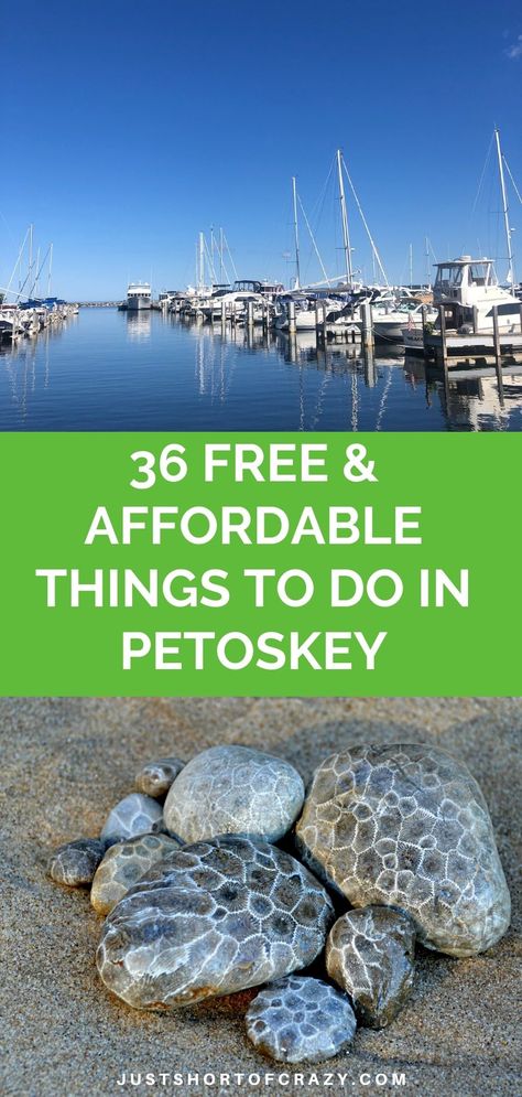 36 Free and Affordable Things To Do In Petoskey MI Petoskey Michigan, Michigan Adventures, Michigan Road Trip, Usa Travel Guide, Michigan Travel, Road Trip Essentials, Northern Michigan, Haunted Places, Free Things To Do