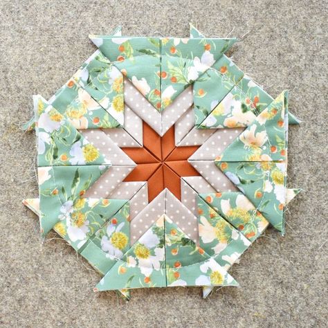 Folded Star Potholder | A Tutorial - Patchwork and Poodles Folded Fabric Potholders, Folded Star Template Free, Folded Star Tutorial, Folded Star Quilt Pattern, Amish Star Potholder Pattern, Square Folded Star Hot Pad Pattern Free, Folded Fabric Stars Ornament Tutorial, Folded Star Pattern Tutorials, Folded Star Hot Pad Pattern Free