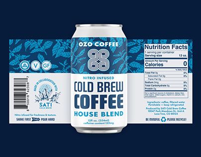 Cold Coffee Packaging, Black Coffee Packaging, Cold Brew Coffee Packaging Design, Instant Coffee Packaging Design, Cold Brew Brand, Coffee Nutrition Facts, Cold Brew Packaging, Coffee Ingredients, Packaging Design Trends