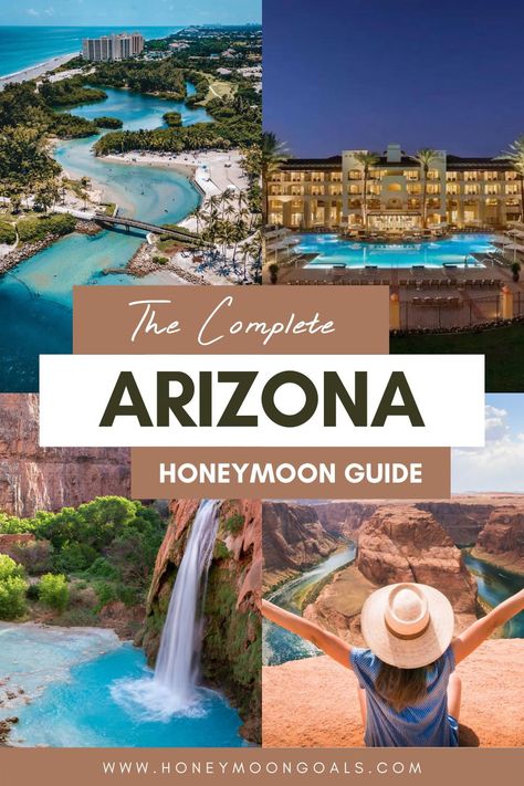 Honeymoon In Arizona, Arizona Honeymoon, Honeymoon Goals, Destination Honeymoon, Best Honeymoon Resorts, All Inclusive Honeymoon, Beach Honeymoon Destinations, Honeymoon Locations, Honeymoon Resorts