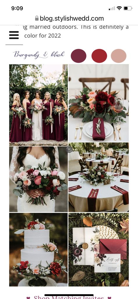 Winter Wedding Bouquet Eucalyptus, Cream Burgundy Wedding, Wine Red And Beige Wedding, Burgundy Neutral Wedding, Wedding Deep Red, Wine Red And Pink Wedding, Red Wedding Pallet, Burgundy Colour Scheme Wedding, Wine Red Color Palette Wedding