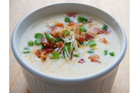 Baked Potato Soup Potato Cream Cheese Soup, Paula Deen Potato Soup, Cream Cheese Soup, Potato Soup Crockpot Recipes, High Blood Pressure Diet Meals, Crockpot Potato, Slow Cooker Potato Soup, Potato Soup Crock Pot, Soups Stews Chilis