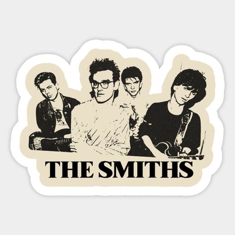 The Smiths rock band sticker. A must-have for any Smiths fan! #thesmiths #rockband . #The_Smiths_Sticker #The_Smiths_Stickers #Collage_Stickers #Clear_Phone_Case_Design The Smiths Sticker, The Smiths Stickers, Clear Phone Case Design, Band Stickers, Stickers Design, Iphone Case Stickers, The Smith, Music Stickers, Scrapbook Stickers Printable