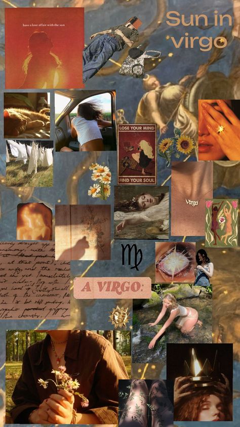 #astrology #virgo #sun #virgoinsun Virgo And Scorpio Aesthetic, Sun In Virgo Aesthetic, Virgo Room Aesthetic, Virgo Sun Aesthetic, Virgo Collage, Virgo + Core + Aesthetic, Virgo Core, Virgo Aesthetics, Virgo Wallpaper