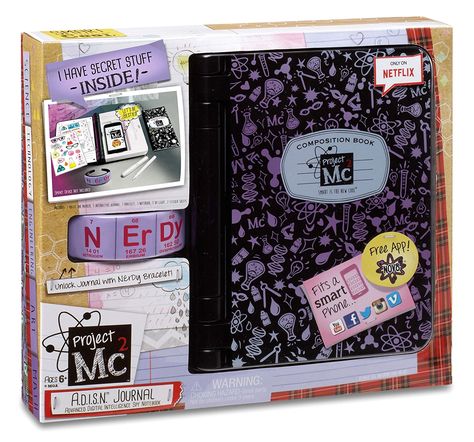 Project Mc2 A.D.I.S.N. Journal Project Mc2 Toys, Project Mc Square, Project Mc2 Dolls, Project Mc, Electronic Journal, Project Mc2, Secret Organizations, Trending Christmas Gifts, Book Projects