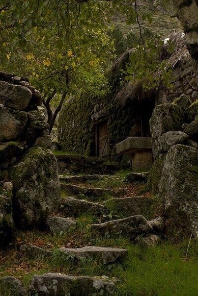 De tout et de rien... | yellowrose543: Nature.... Castle Medieval, Hapkido, Stone House, Alam Yang Indah, Nature Aesthetic, Pretty Places, Fantasy Landscape, Green Aesthetic, Abandoned Places