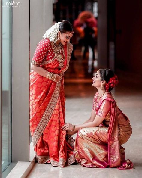 Go No Further For Sister Of The Bride Traditional Looks Inspo Reception Outfits, Bride Photos Poses, Sisters Photoshoot Poses, Bridesmaid Photoshoot, Bridal Photography Poses, Bride Photography Poses, Bride Pictures, Wedding Photoshoot Poses, Indian Wedding Photography Poses