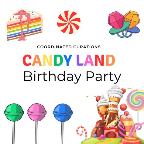 A Candy Land themed birthday party is so fun! Check out the blog for all of the details. 🫶🏻 Candy Land Backdrop, Rainbow Tablecloth, Candy Land Birthday, Electric Balloon Pump, Candy Land Birthday Party, 5th Birthday Party, Candyland Birthday, Cupcake Toppers Printable, Free Candy